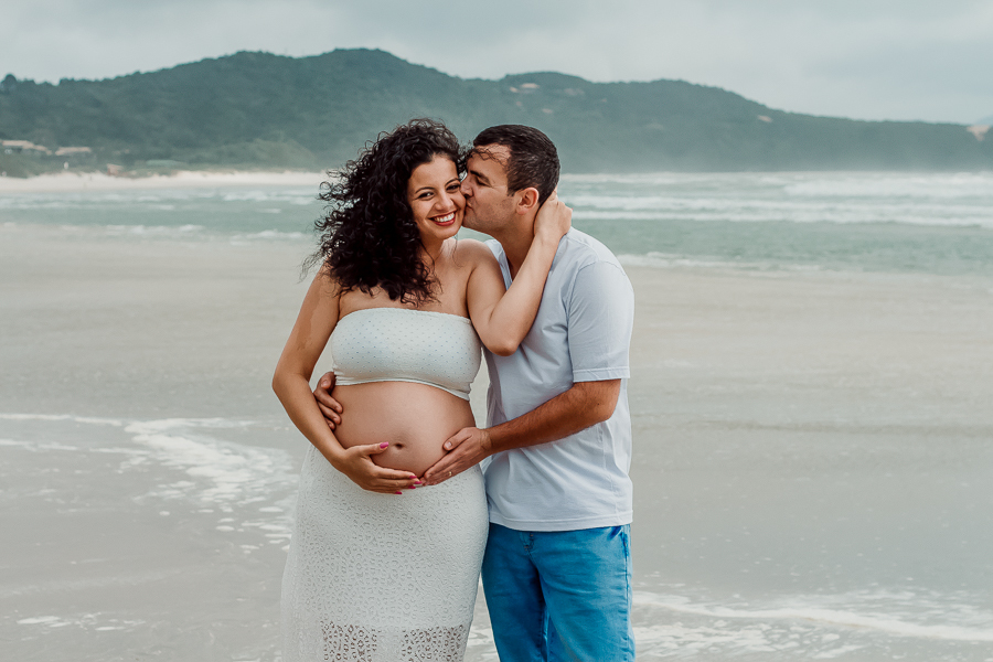 ensaio de gestante na praia
