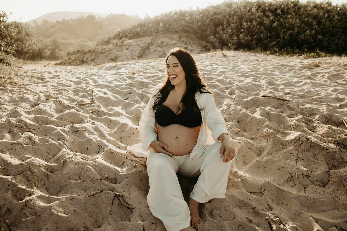 Ensaio Gestante Fabielle Metz Fotografia - Florianópolis