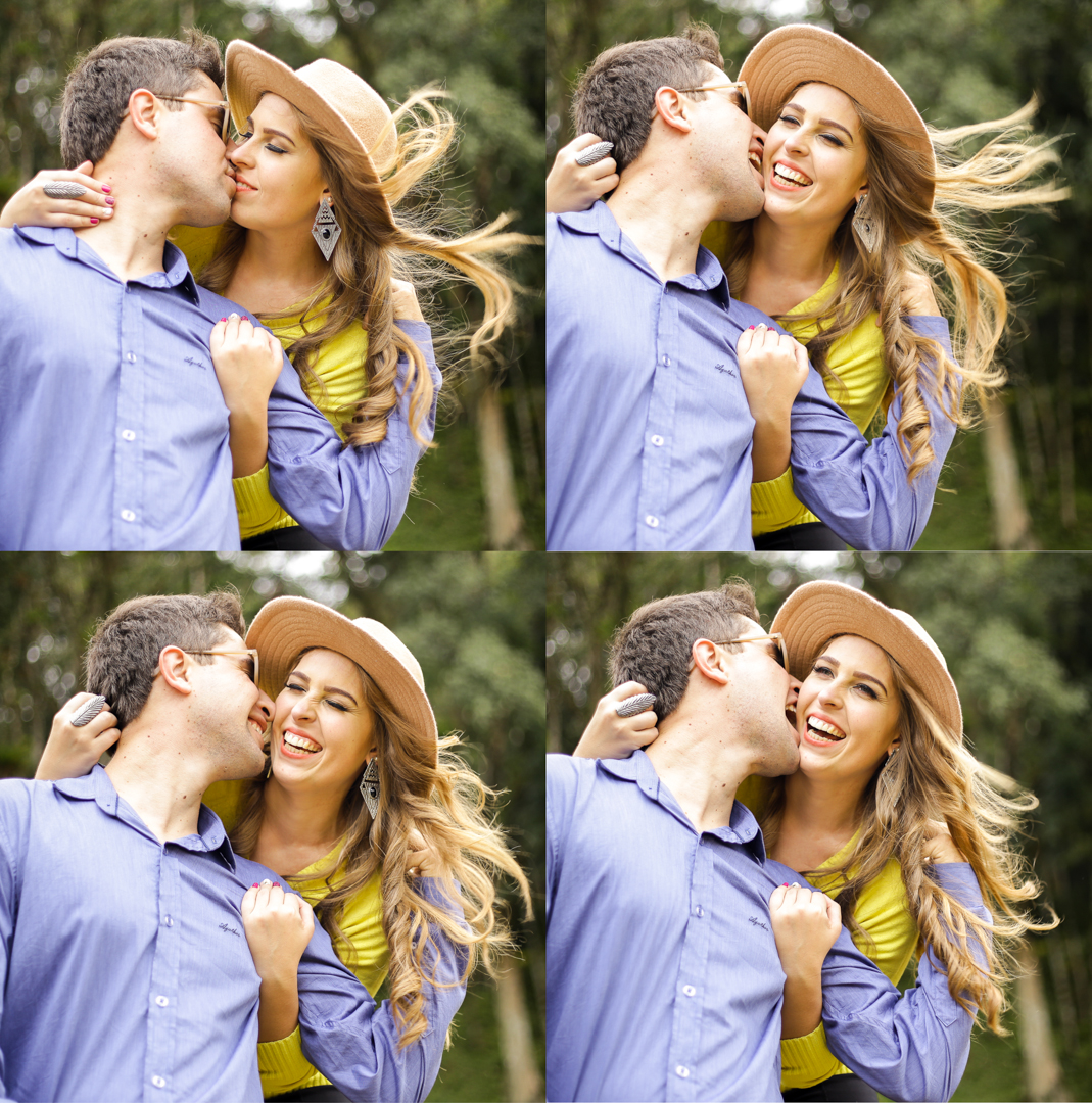 Casal se divertindo.