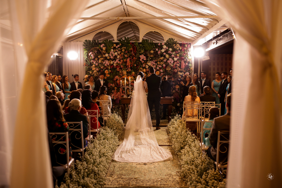 Foto da visão do local da cerimônia.