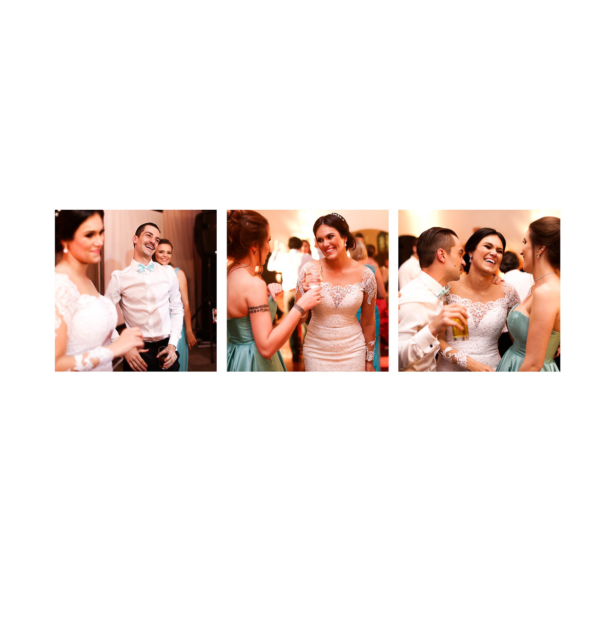 Momentos de diversão com casal de padrinhos. 