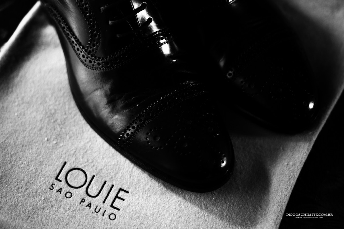 Sapato Louie de São Paulo para casamento no campo.