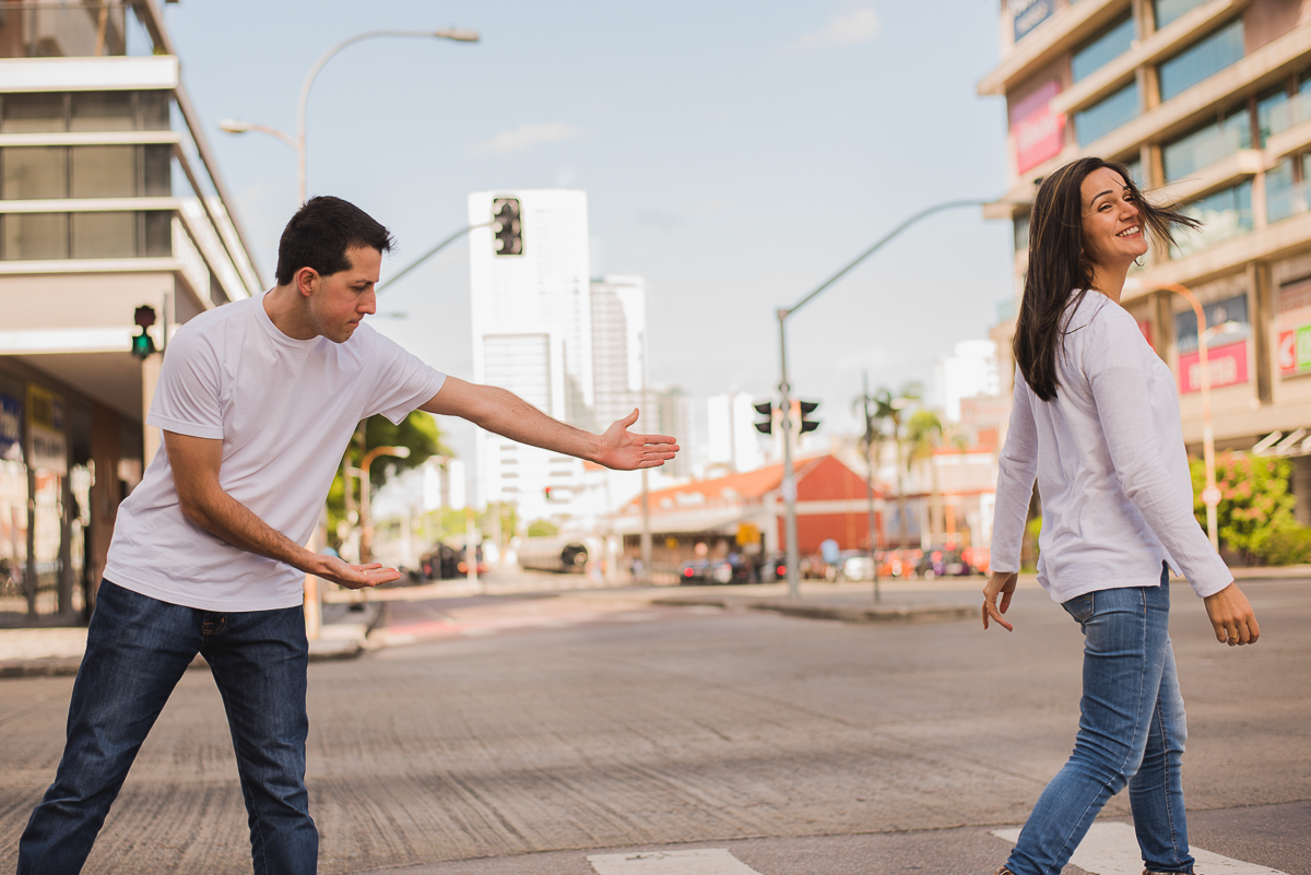 Pre Wedding Babi e Gus - Shopping Estação - Juliana Madalosso Fotografia