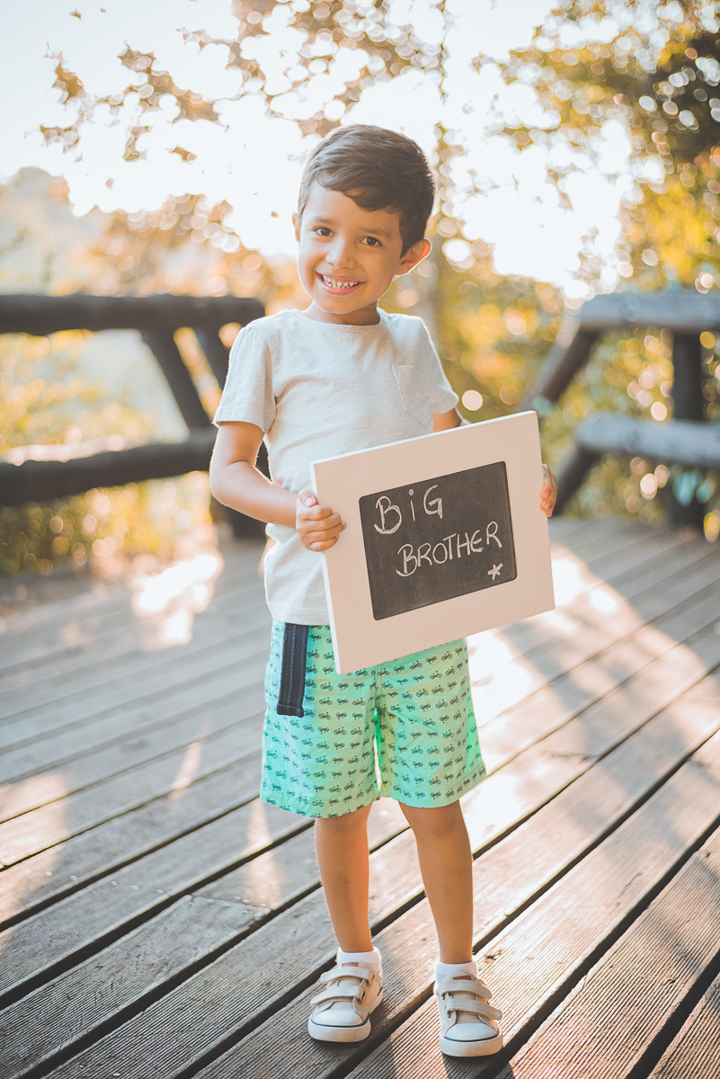 Ensaio Gestante Unilivre Curitiba  - irmão mais velho - Juliana Madalosso Fotografia