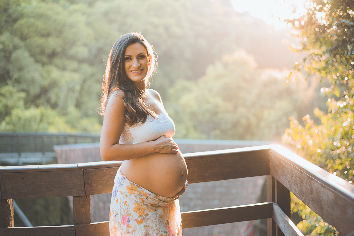 Ensaio Gestante Unilivre Curitiba - contra-luz - Juliana Madalosso Fotografia