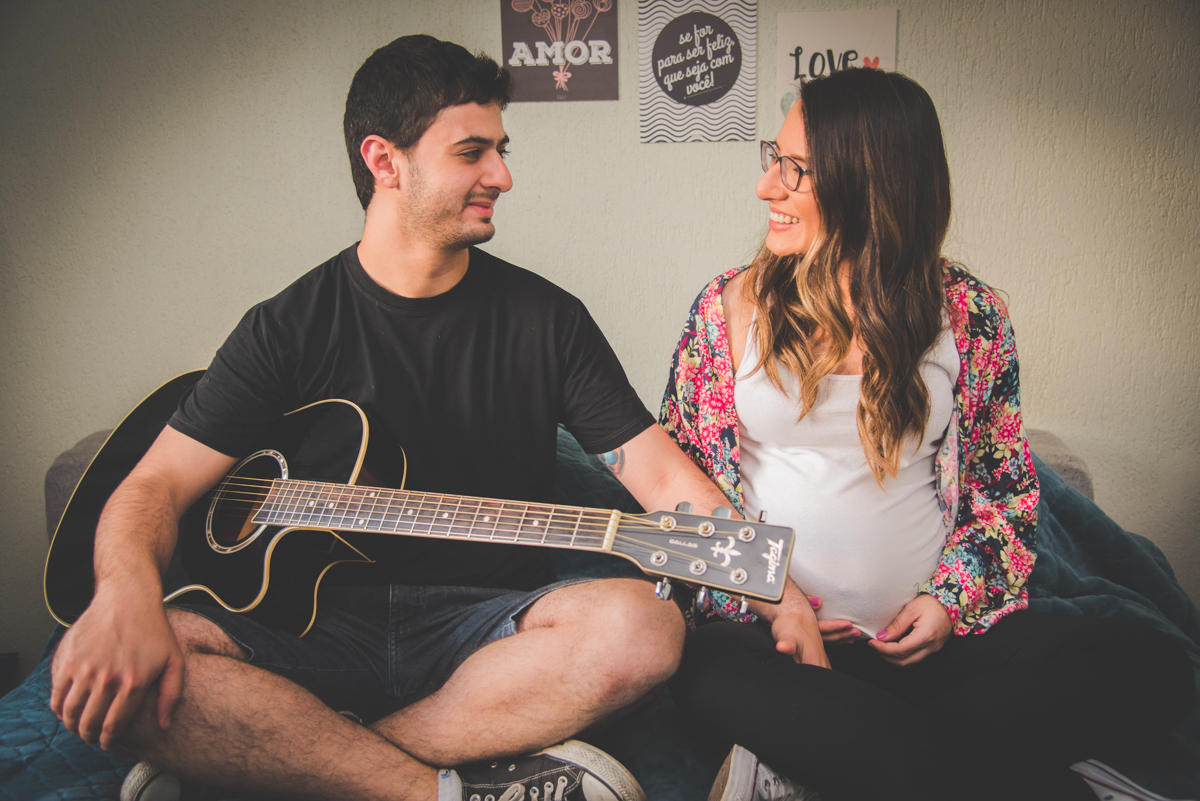 Ensaio gestante em casa - Juliana Madalosso Fotografia