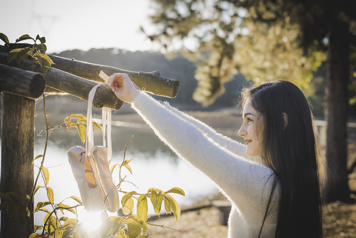 Ensaio de 15 anos da Amandinha - Juliana Madalosso Fotografia - Ensaio Ballet - Chácara Laggus 