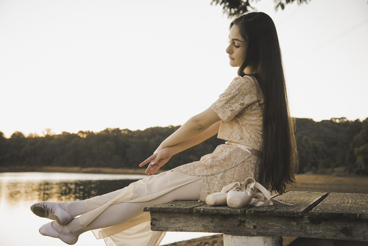 Ensaio de 15 anos da Amandinha - Juliana Madalosso Fotografia - Ensaio Ballet - Chácara Laggus 