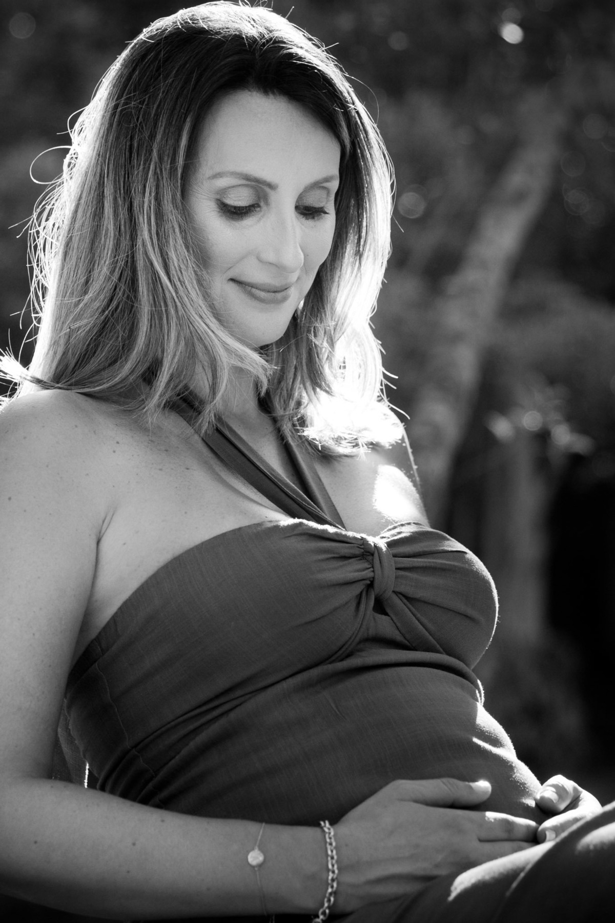 Sessão lifestyle de gestante contra o sol