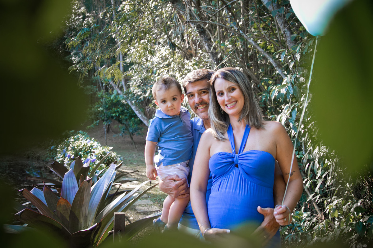 Sessão lifestyle de gestante no parque