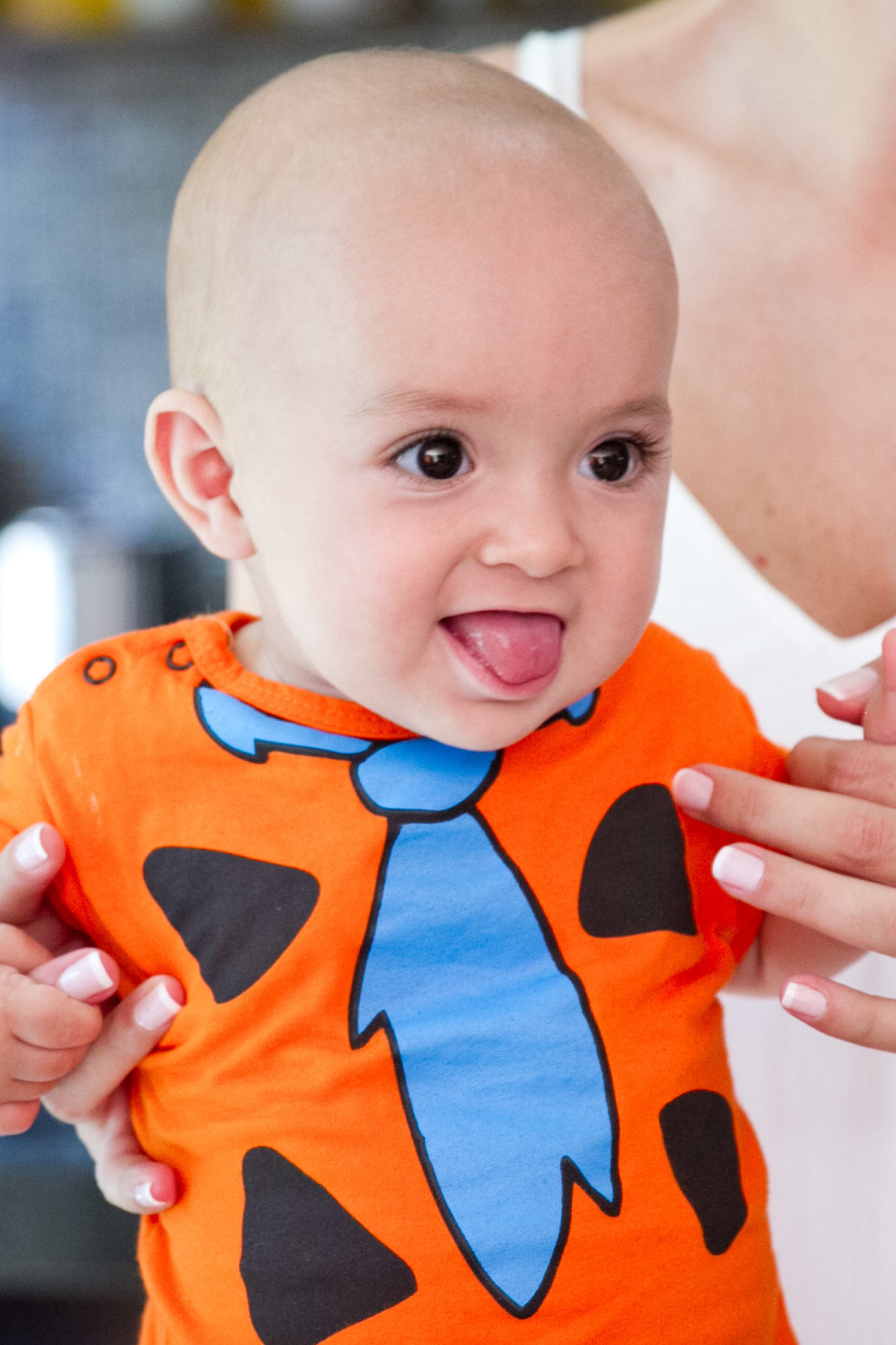 Fotografia de bebê em casa