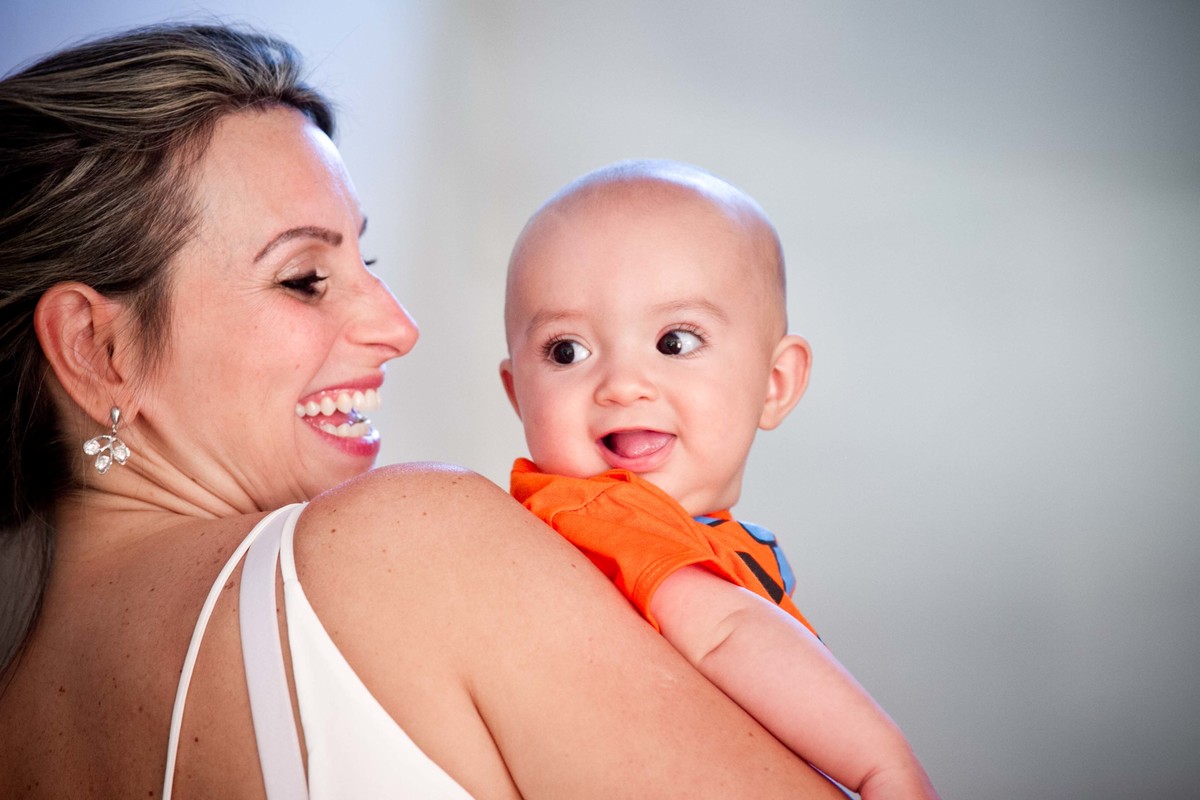 Bebê sorrindo fotografia Sorocaba