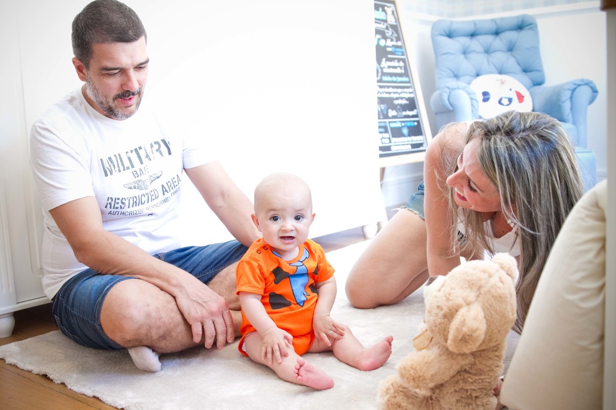 Sessão de Família em casa