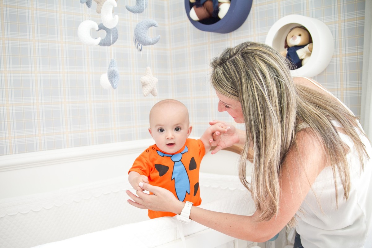 Fotografia de Bebê 6 meses no quartinho