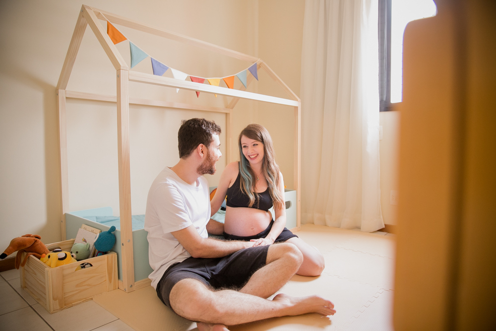 Quartinho de bebê colorido