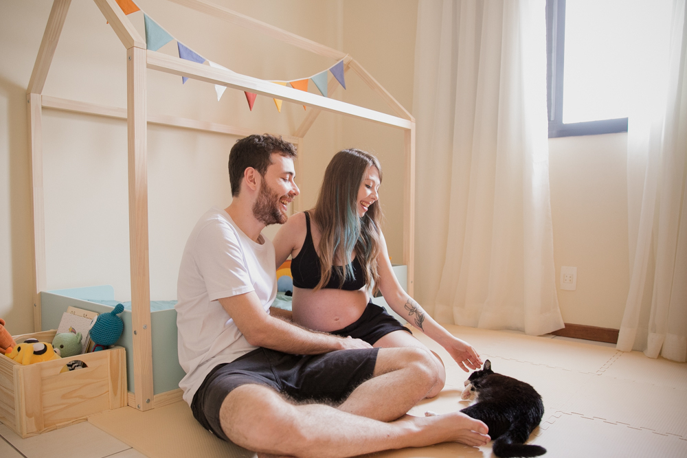 Cama de bebê estilo casinha
