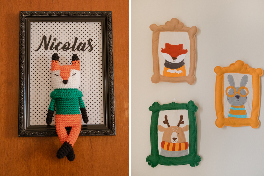 Quartinho de bebê colorido