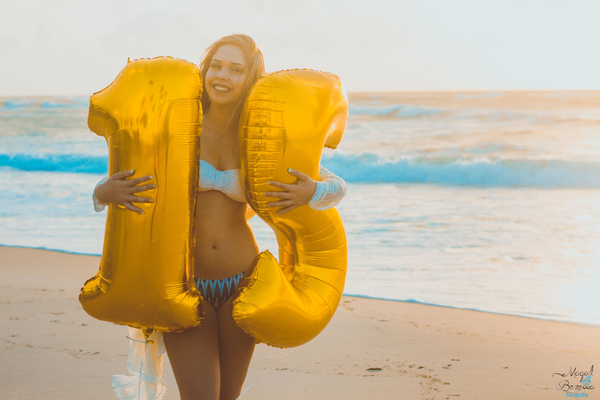 Ensaio fotográfico na praia do Paiva - 15 anos 