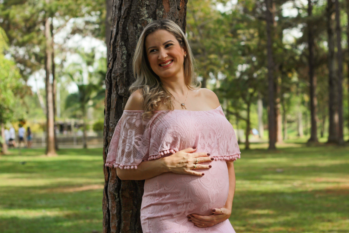 ensaio gestante na natureza