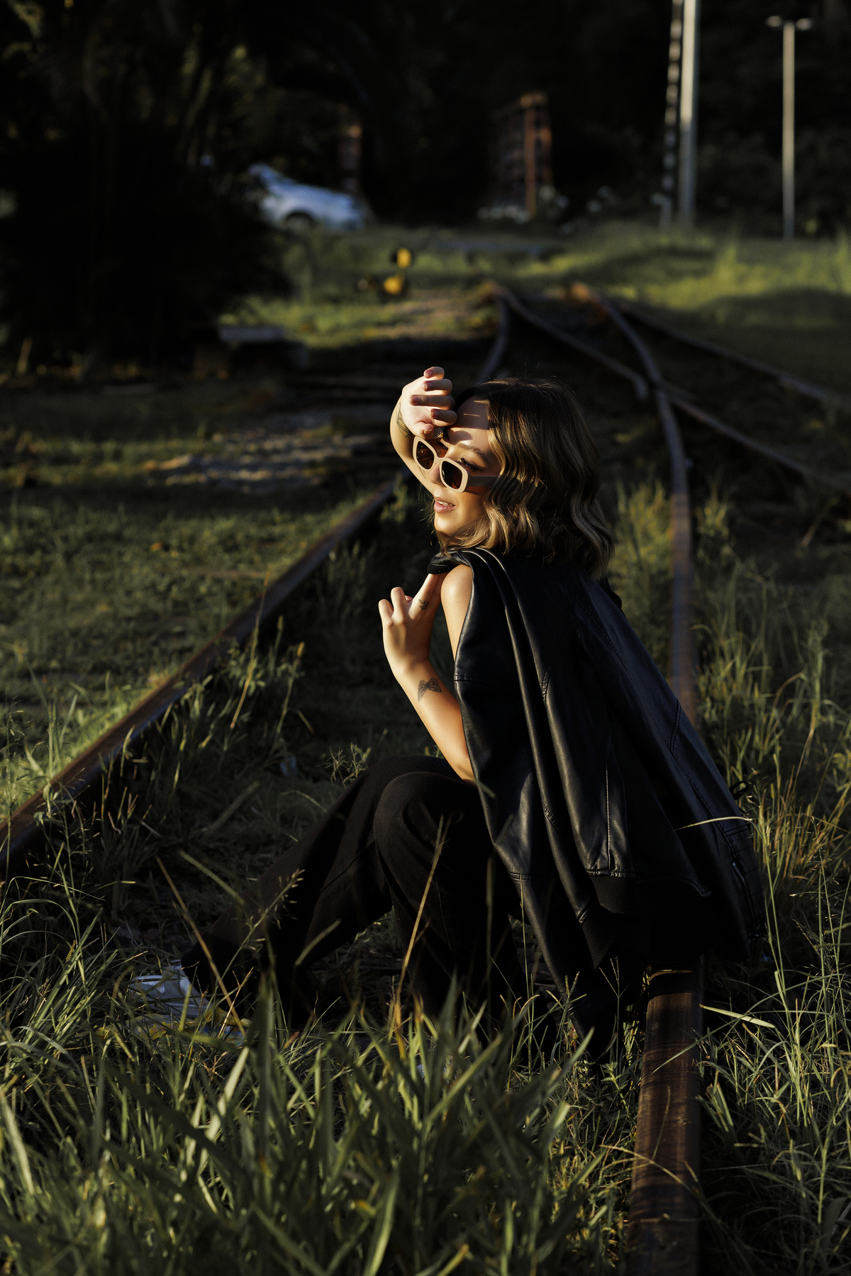 Ensaio no Trilho do trem 