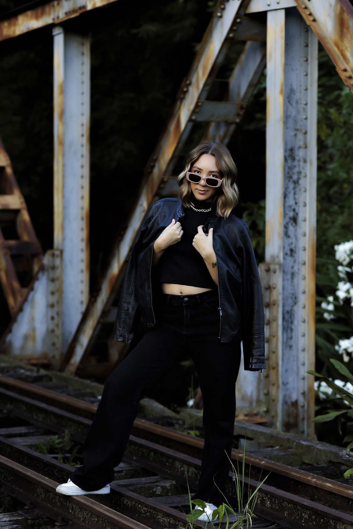 Ensaio no Trilho do trem 