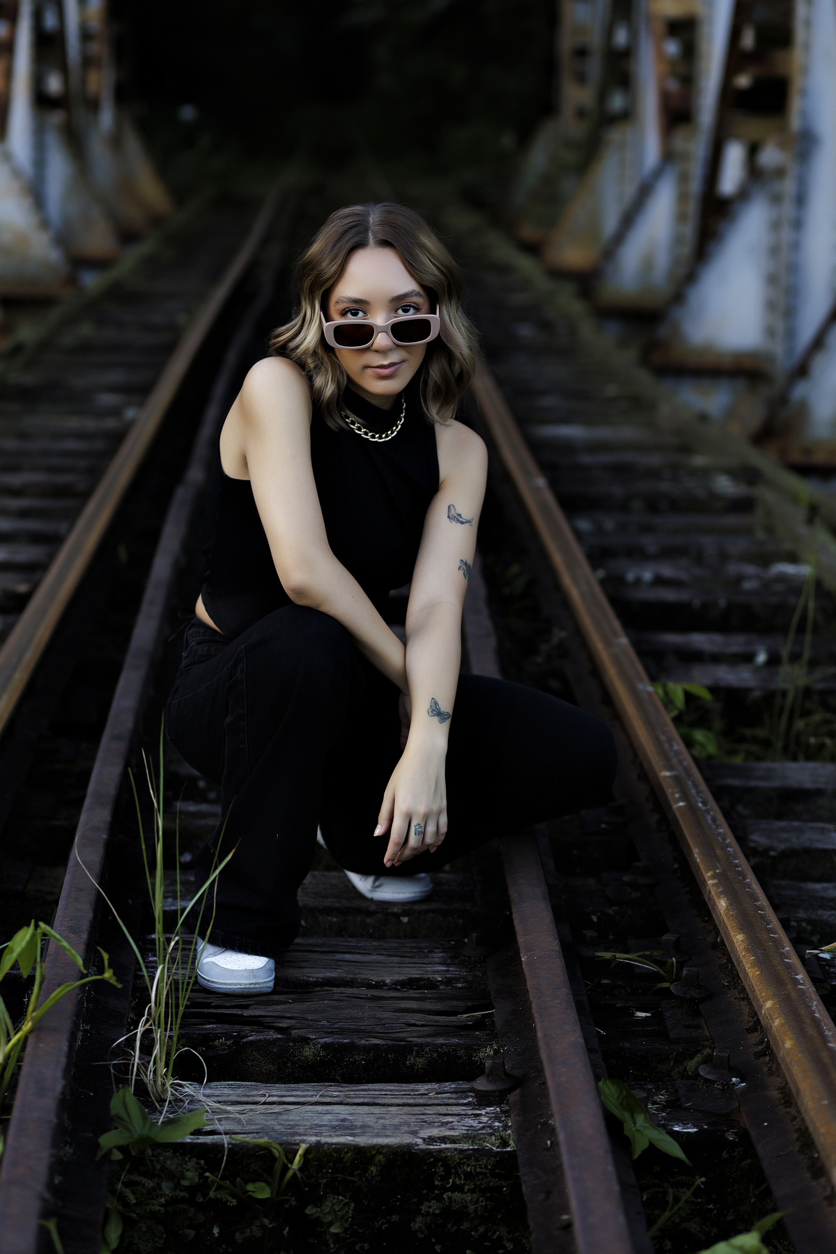 Ensaio no Trilho do trem 