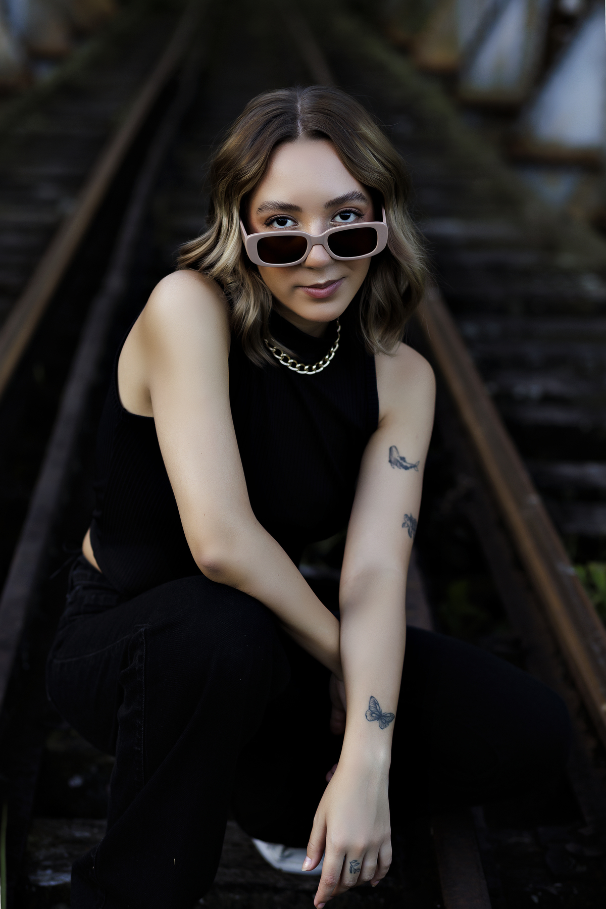 Ensaio no Trilho do trem 