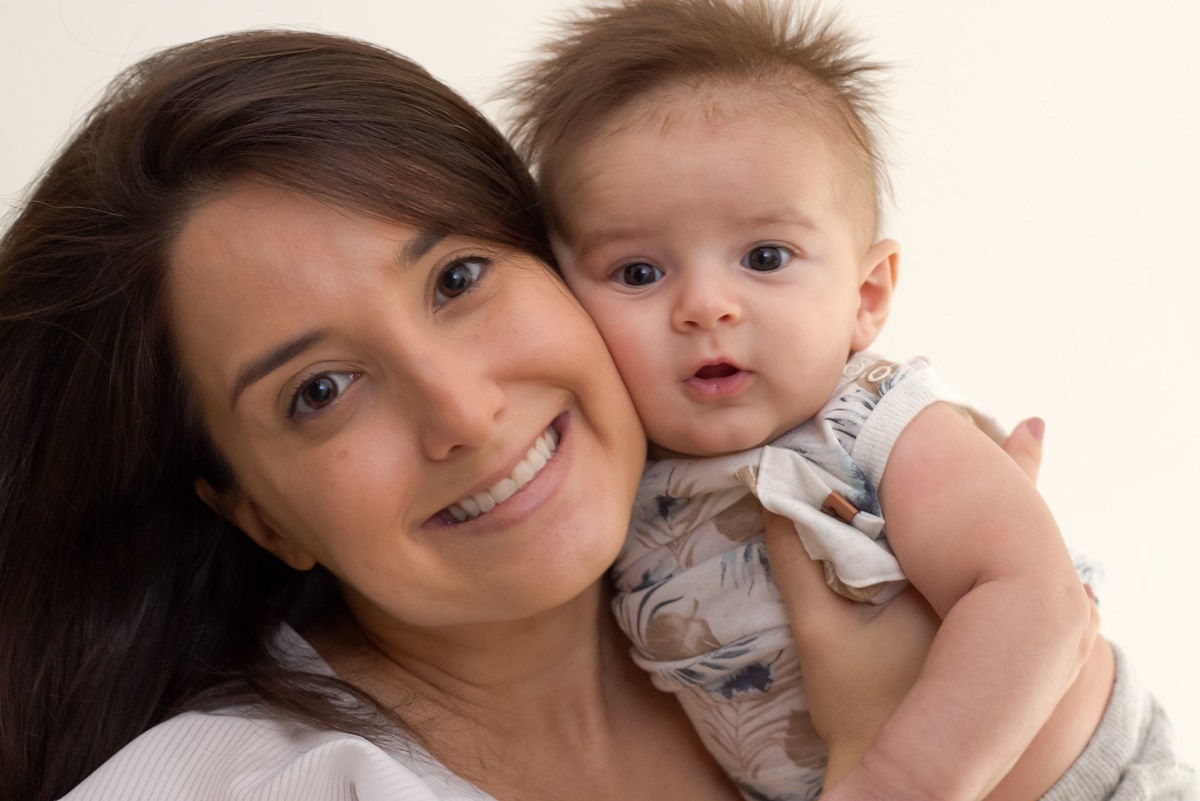 Fotografia de mamãe e bebê  - Rio de Janeiro - RJ