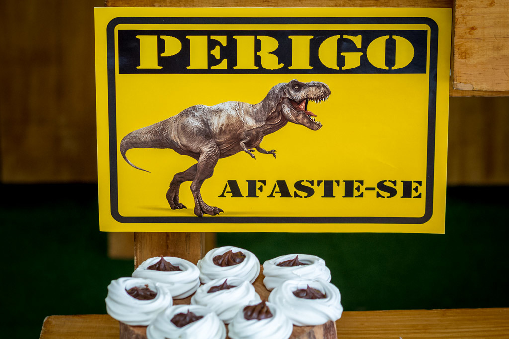 Bento e 2 anos - Tema da festa dinossauros