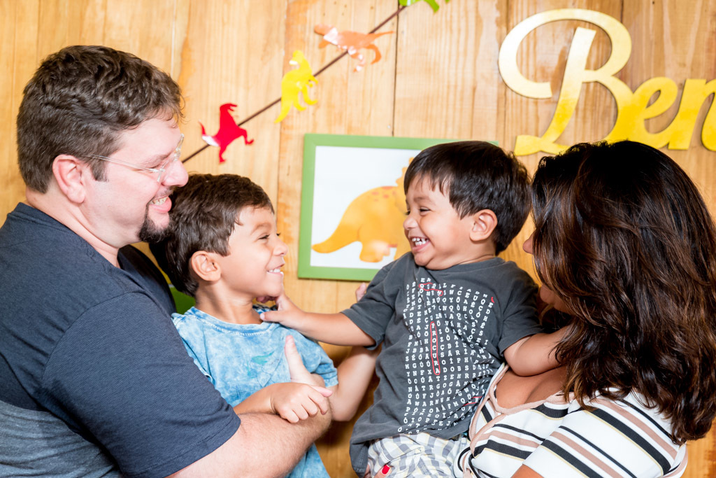 Bento e 2 anos - Tema da festa dinossauros