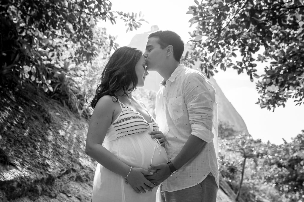 À espera do Miguel - Urca/RJ - ensaio de gestante na natureza