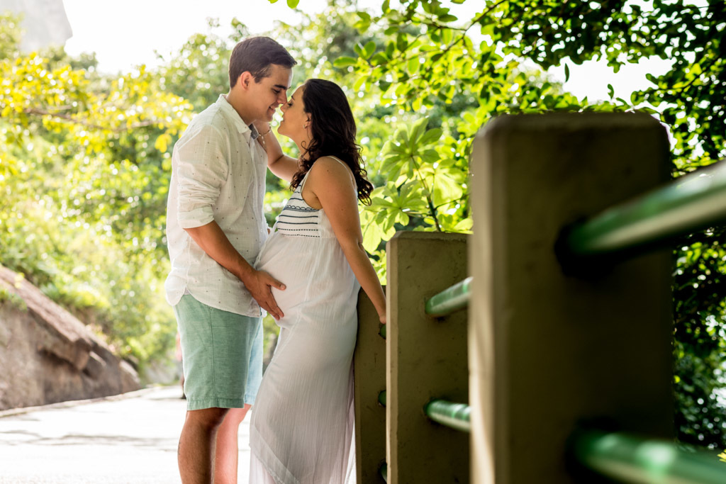 À espera do Miguel - Urca/RJ - ensaio de gestante na natureza