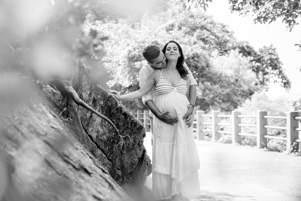 À espera do Miguel - Urca/RJ - ensaio de gestante na natureza