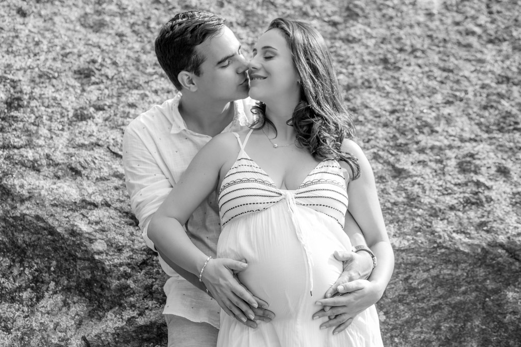 À espera do Miguel - Urca/RJ - ensaio de gestante na natureza