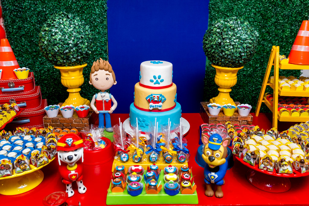 Hugo 3 anos - Tema da festa Patrulha Canina