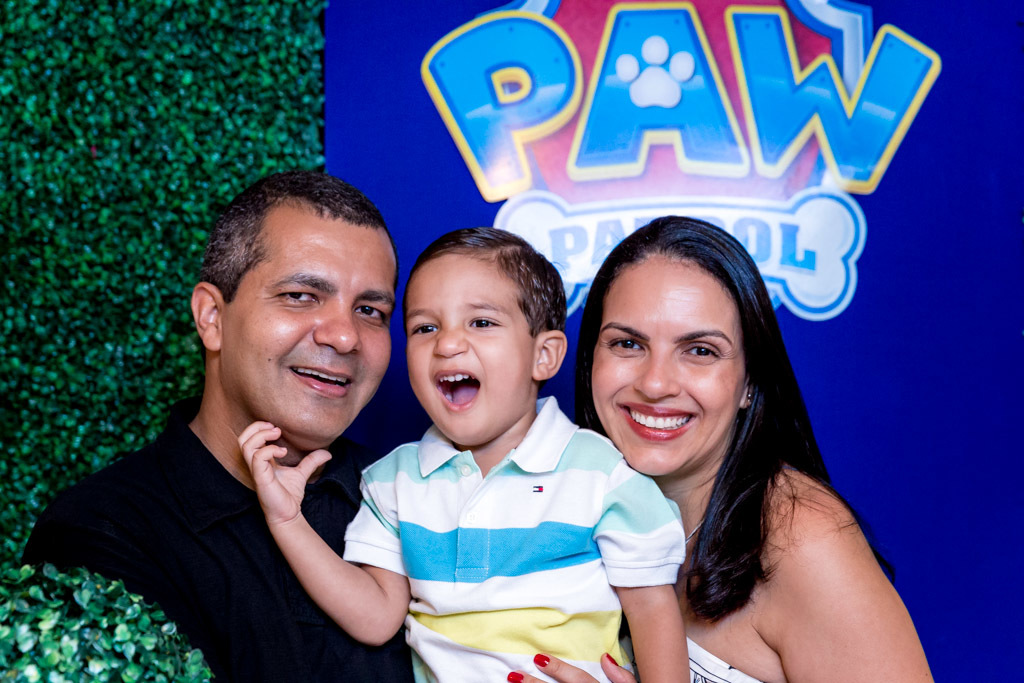 Hugo 3 anos - Tema da festa Patrulha Canina