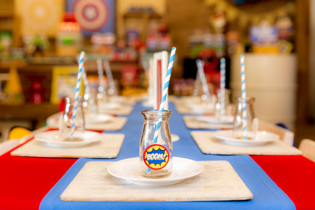 Caio 3 anos - Tema super herói - Quintal de contos