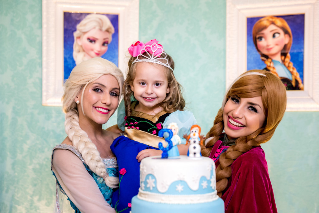 Isabela 3 anos - Tema frozen - Gato Xadrez - Niterói/RJ