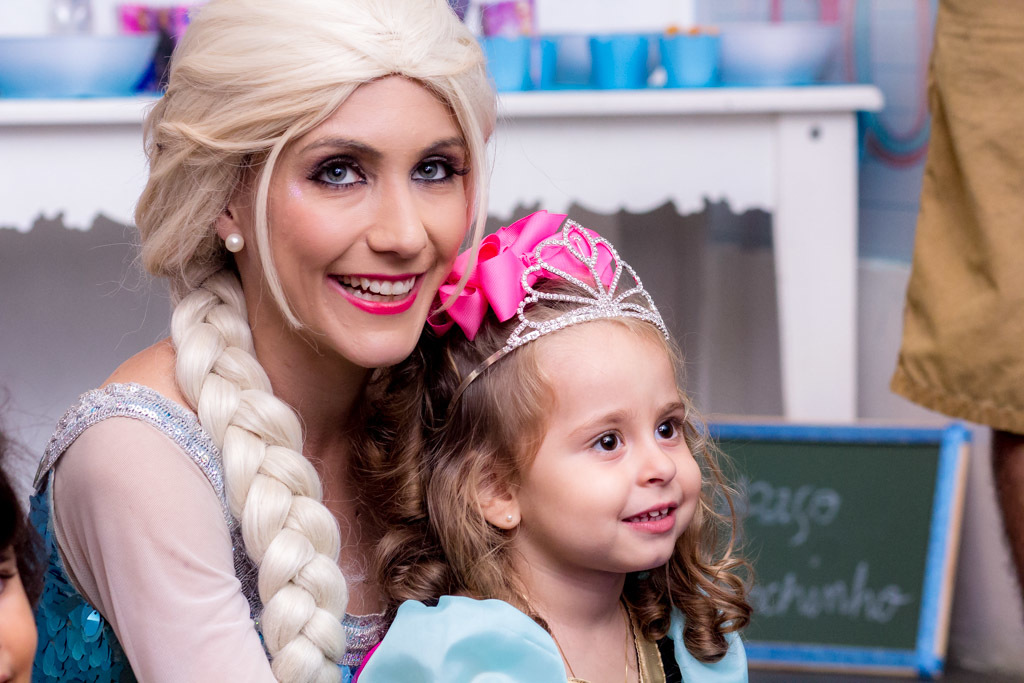 Isabela 3 anos - Tema frozen - Gato Xadrez - Niterói/RJ