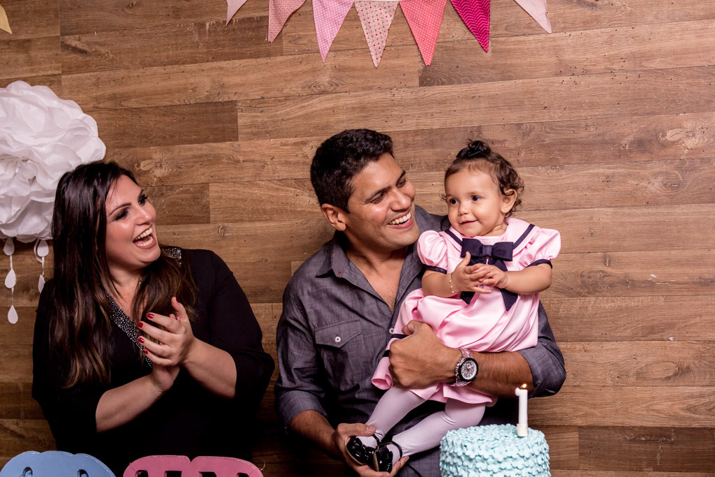 Malu 1 ano - Tema casa de bonecas - Quintal de Contos - Niterói/RJ