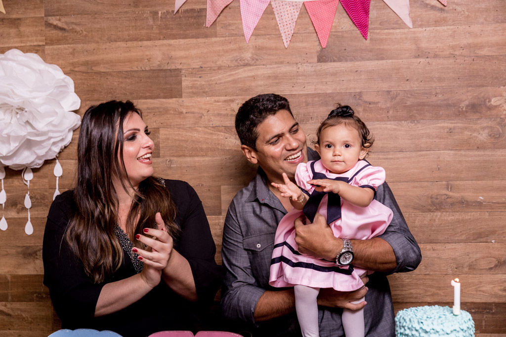 Malu 1 ano - Tema casa de bonecas - Quintal de Contos - Niterói/RJ