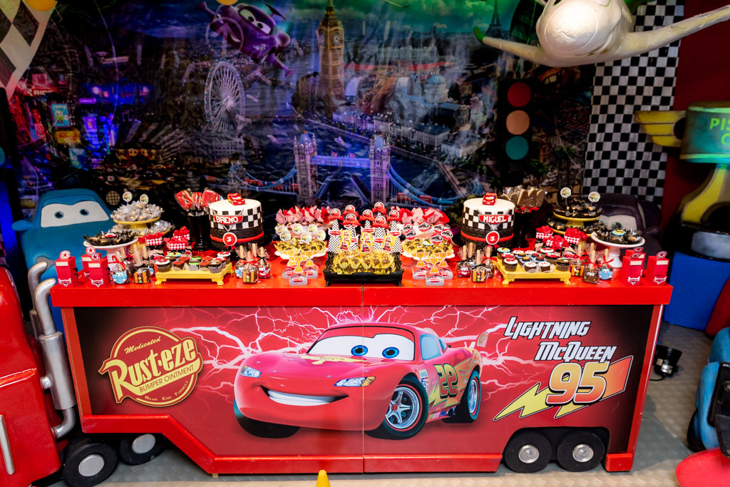 Miguel 3 anos - Tema carros - Festa & CIA - Niterói/RJ