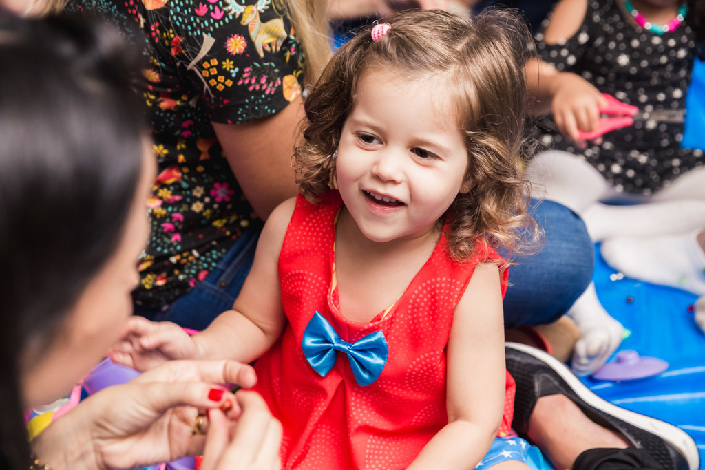 Aniversário infantil - Maitê 3 anos - Tema Mulher maravilha - Niterói/RJ