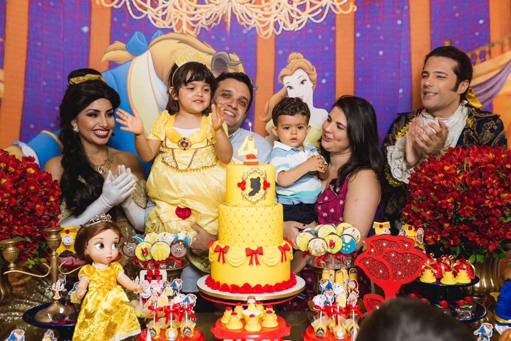 Aniversário da Bia 4 anos - tema bela e a fera - Rio de Janeiro