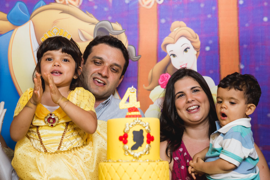 Aniversário da Bia 4 anos - tema bela e a fera - Rio de Janeiro