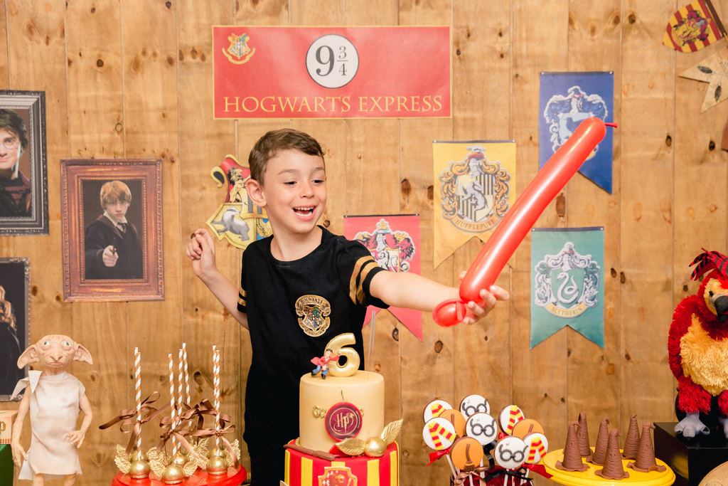Gustavo 6 anos - Festa Harry Potter - festa infantil