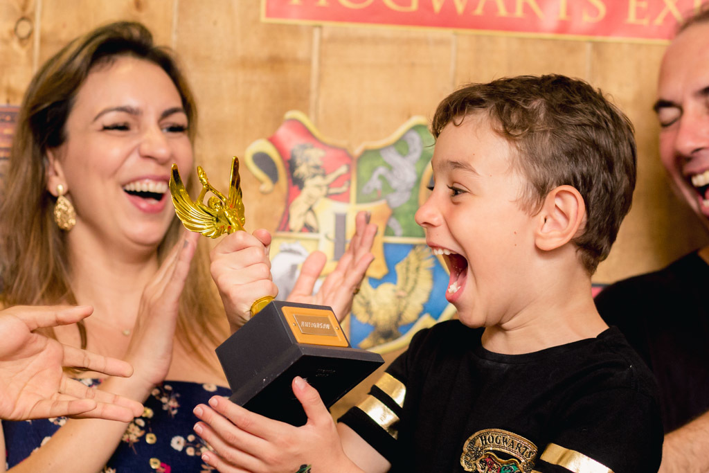 Gustavo 6 anos - Festa Harry Potter - festa infantil - parabéns