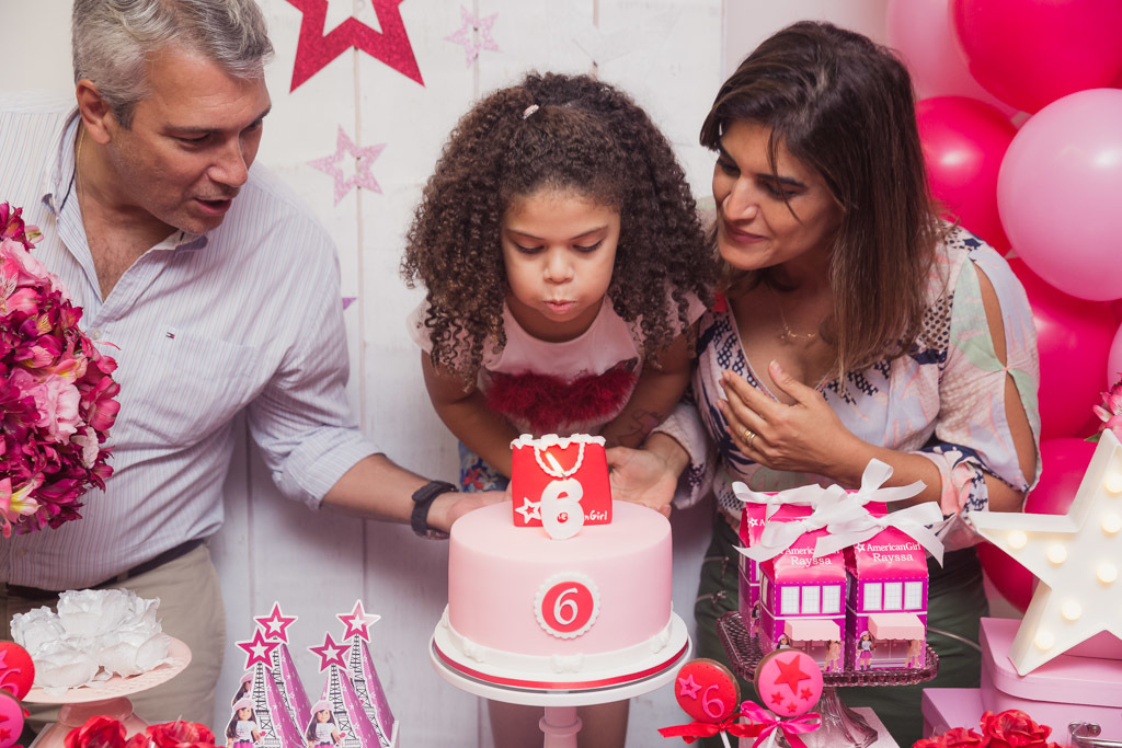 Aniversário Infantil - Rayssa 6 anos - American Girl - Penísula Barra
