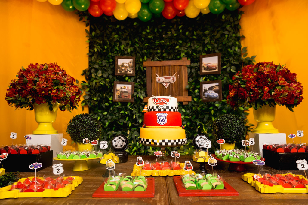 Davi 2 anos - gato xadrez - niterói/rj - festa infantil - decoração festa infantil