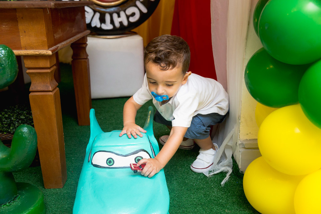 Davi 2 anos - gato xadrez - niterói/rj - festa infantil - animação infantil